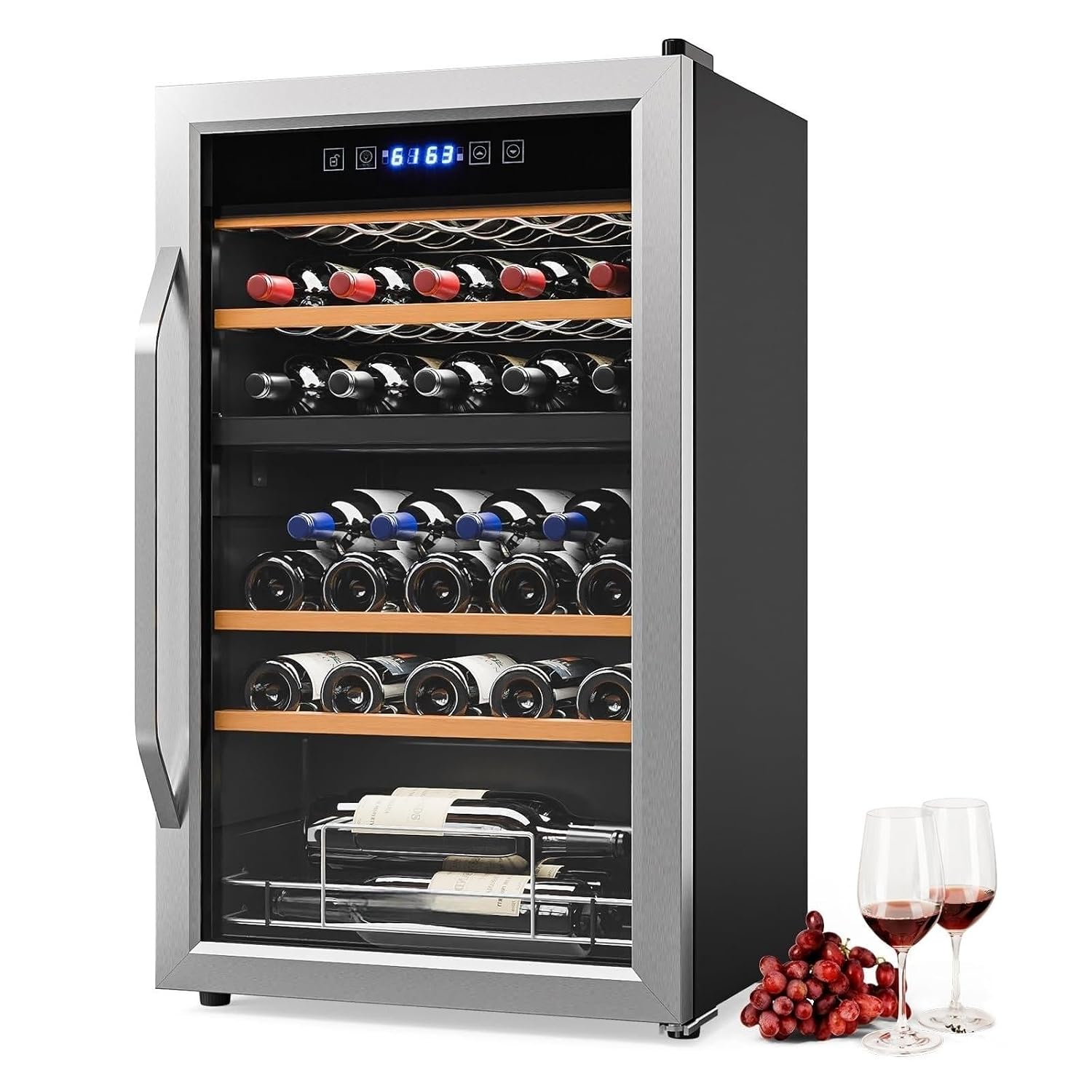 Wine Beer Dual Zone - Pendingin Anggur Dual Zone untuk 33