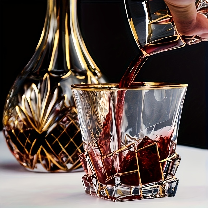 Gelas Whiskey Tumbler Garis Em - Whisky Beer And Wine ulasan dan harga